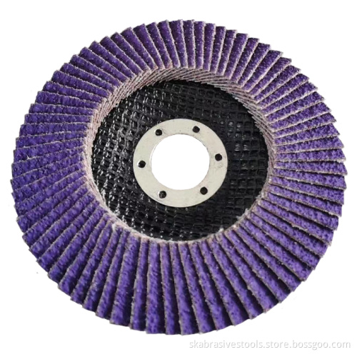 purple ceramic flap disc